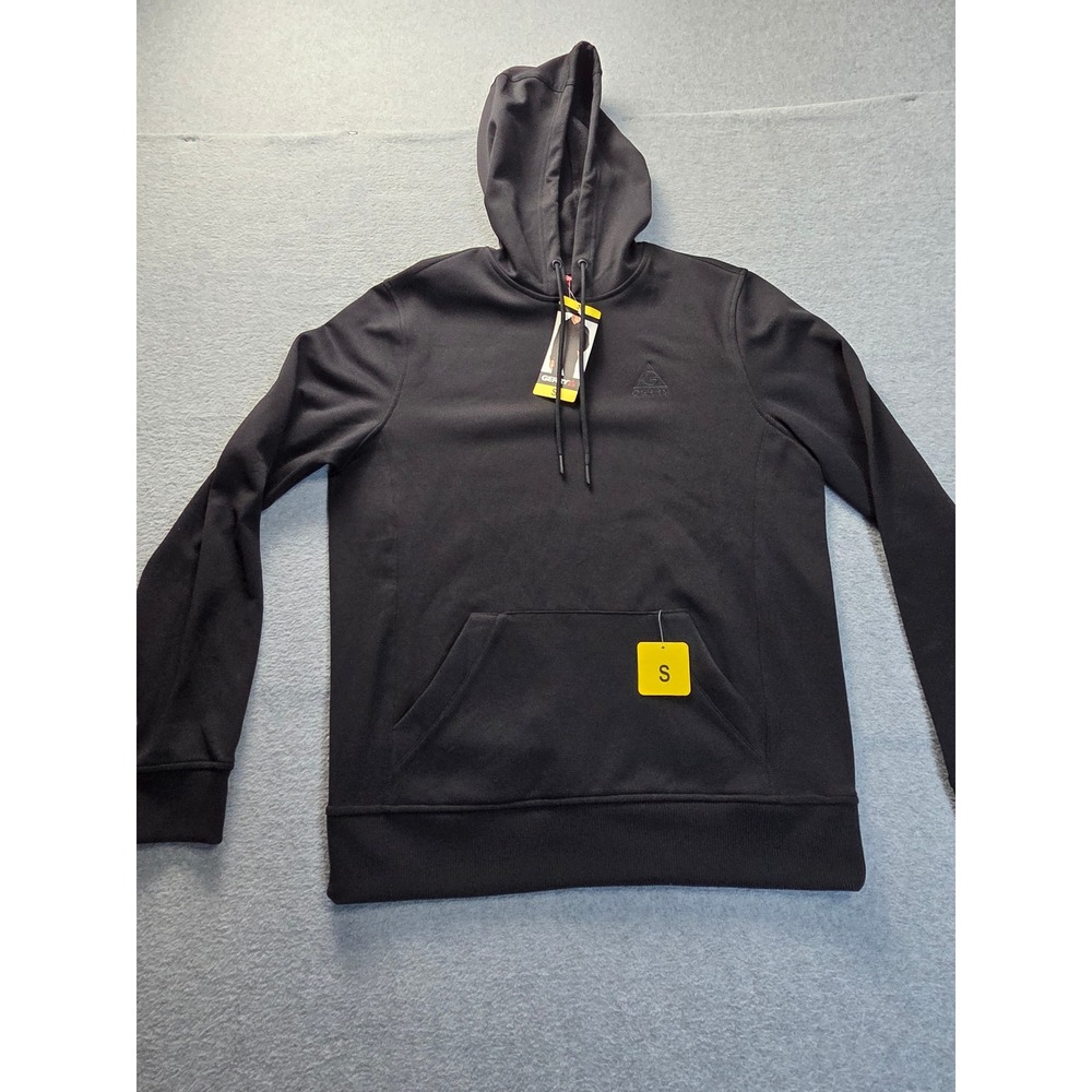 Gerry Mens‎ Textured Fleece Lined Hoodie Black Small Pullover NWT